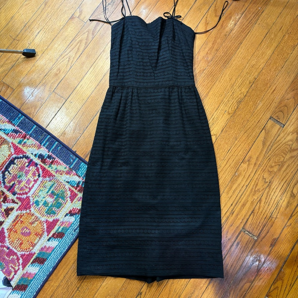 Elegant Black Strapless Dress Vintage!
